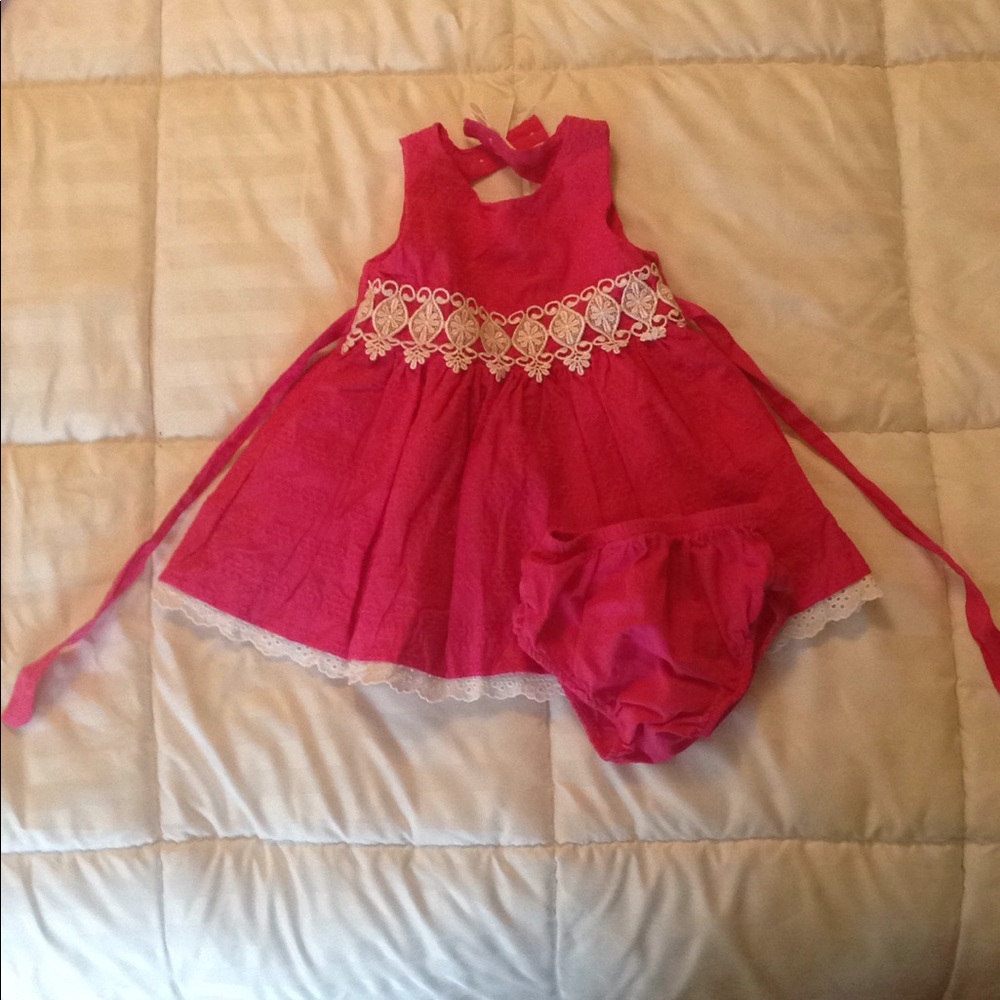 Super cute pink flowery dress